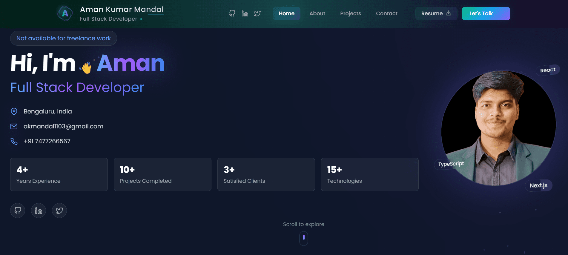Portfolio Dashboard